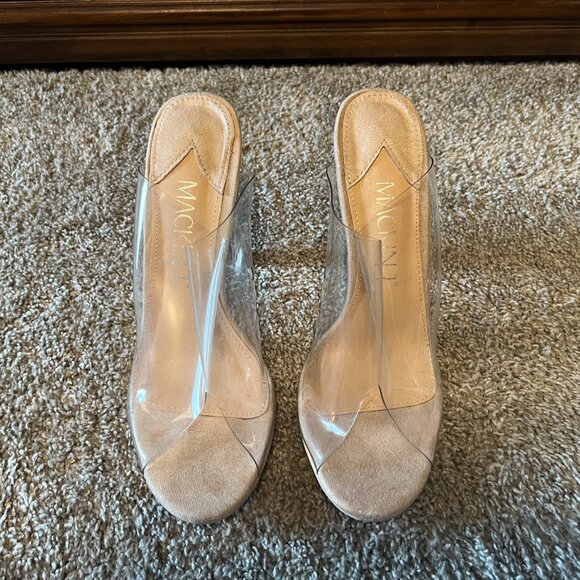 Clear Wedge Sandals Size 11 - Picture 6 of 11